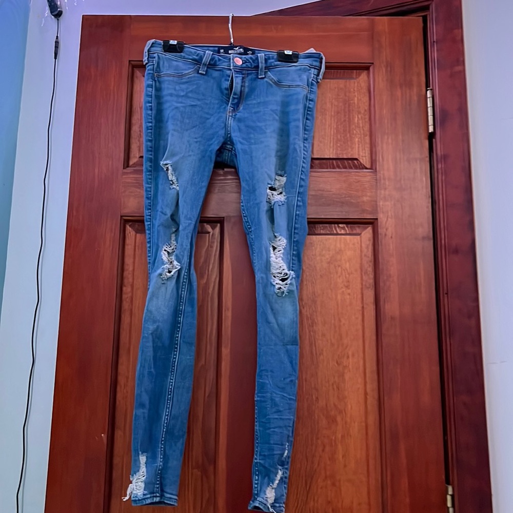 Hollister ripped jeans